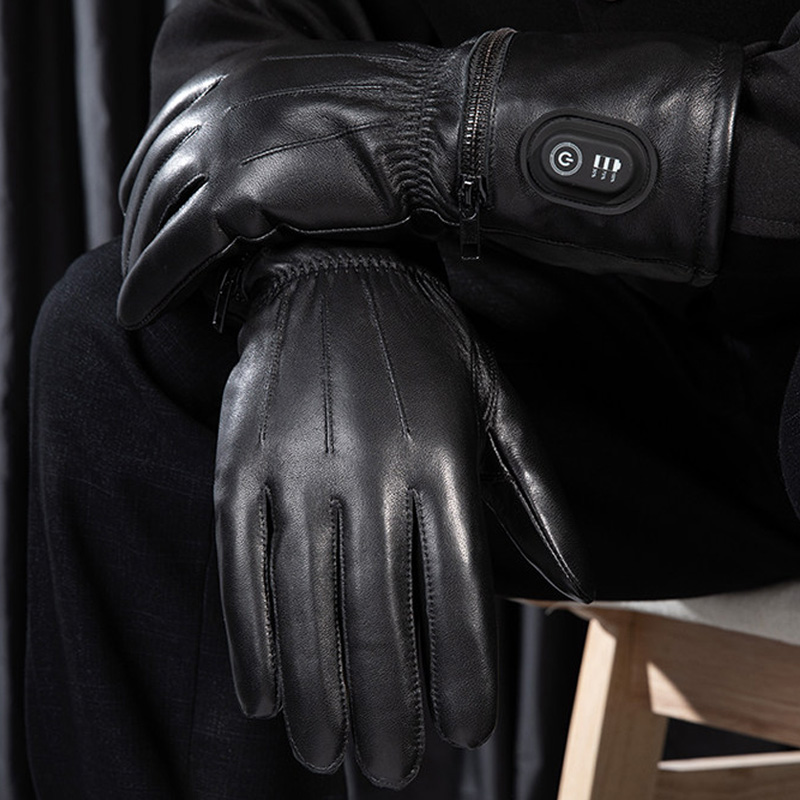 Heated Gloves Electric - ถุงมือไฟฟ้าให้ความร้อนแบบชาร์จไฟได้ รุ่นปี 2026 ถุงมือซับในกันหนาวสำหรับขี่มอเตอร์ไซค์ เล่นสกี สโนว์บอร์ด