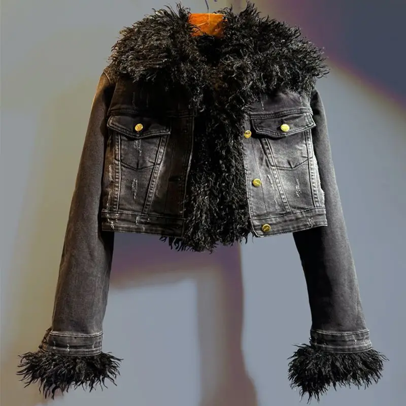 เสื้อแจ็คเก็ตผ้าฝ้ายยีนส์สำหรั - Winter Clothing Hong Kong บทวิจารณ์และราคา