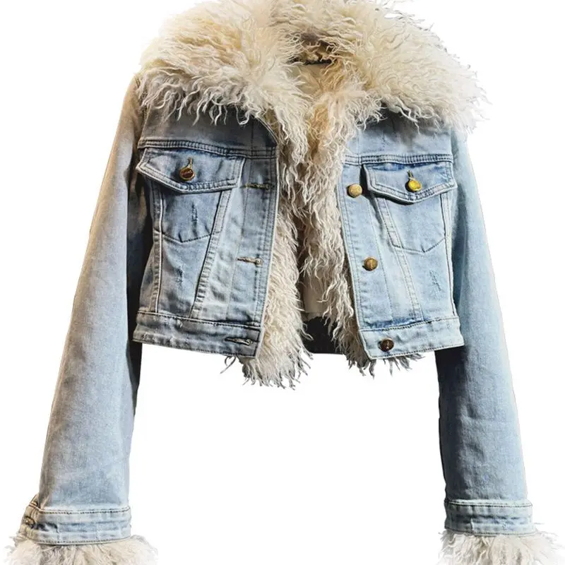 เสื้อแจ็คเก็ตผ้าฝ้ายยีนส์สำหรั - Winter Clothing Hong Kong บทวิจารณ์และราคา